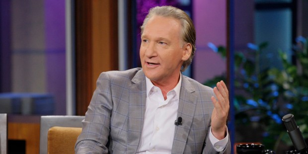 THE TONIGHT SHOW WITH JAY LENO -- Episode 4520 -- Pictured: Comedian Bill Maher during an interview on September 3, 2013 -- (Photo by: Paul Drinkwater/NBC/NBCU Photo Bank via Getty Images)